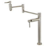 Concord Two-Handle 1-Hole Deck Mount Pot Filler Faucet