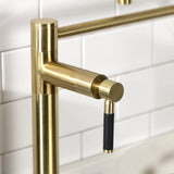 Kaiser Two-Handle 1-Hole Deck Mount Pot Filler Faucet
