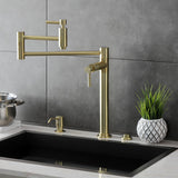 Concord Two-Handle 1-Hole Deck Mount Pot Filler Faucet