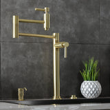 Concord Two-Handle 1-Hole Deck Mount Pot Filler Faucet