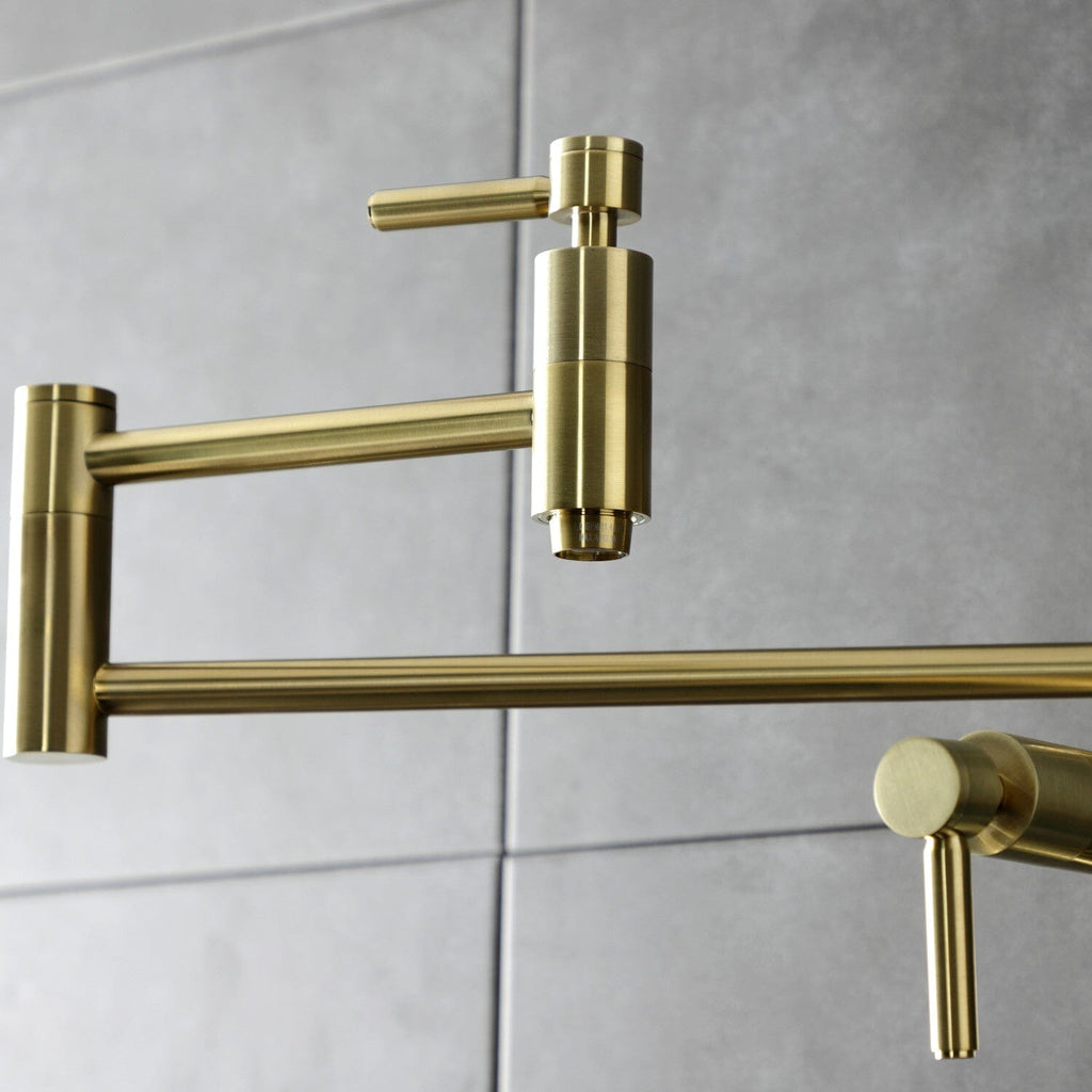 Concord Two-Handle 1-Hole Deck Mount Pot Filler Faucet