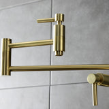 Concord Two-Handle 1-Hole Deck Mount Pot Filler Faucet
