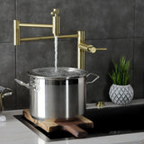 Concord Two-Handle 1-Hole Deck Mount Pot Filler Faucet
