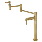Concord Two-Handle 1-Hole Deck Mount Pot Filler Faucet