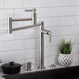 Concord Two-Handle 1-Hole Deck Mount Pot Filler Faucet