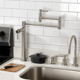Concord Two-Handle 1-Hole Deck Mount Pot Filler Faucet