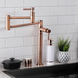 Concord Two-Handle 1-Hole Deck Mount Pot Filler Faucet