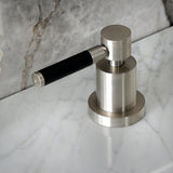 Kaiser Two-Handle 3-Hole Deck Mount Widespread Bathroom Faucet with Brass Pop-Up Drain