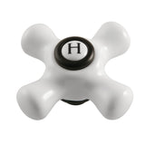 Kingston Porcelain Cross Handle (Hot Side)