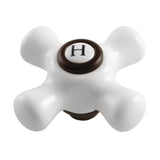 Kingston Porcelain Cross Handle (Hot Side)