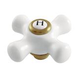 Kingston Porcelain Cross Handle (Hot Side)