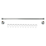 Edenscape 36-Inch to 60-Inch Adjustable Shower Curtain Rod with Rings