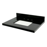 Templeton 30-Inch Black Granite Vanity Top (8
