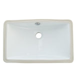 Courtyard 18-1/4 Inch Ceramic Rectangular Undermount Bathroom Sink