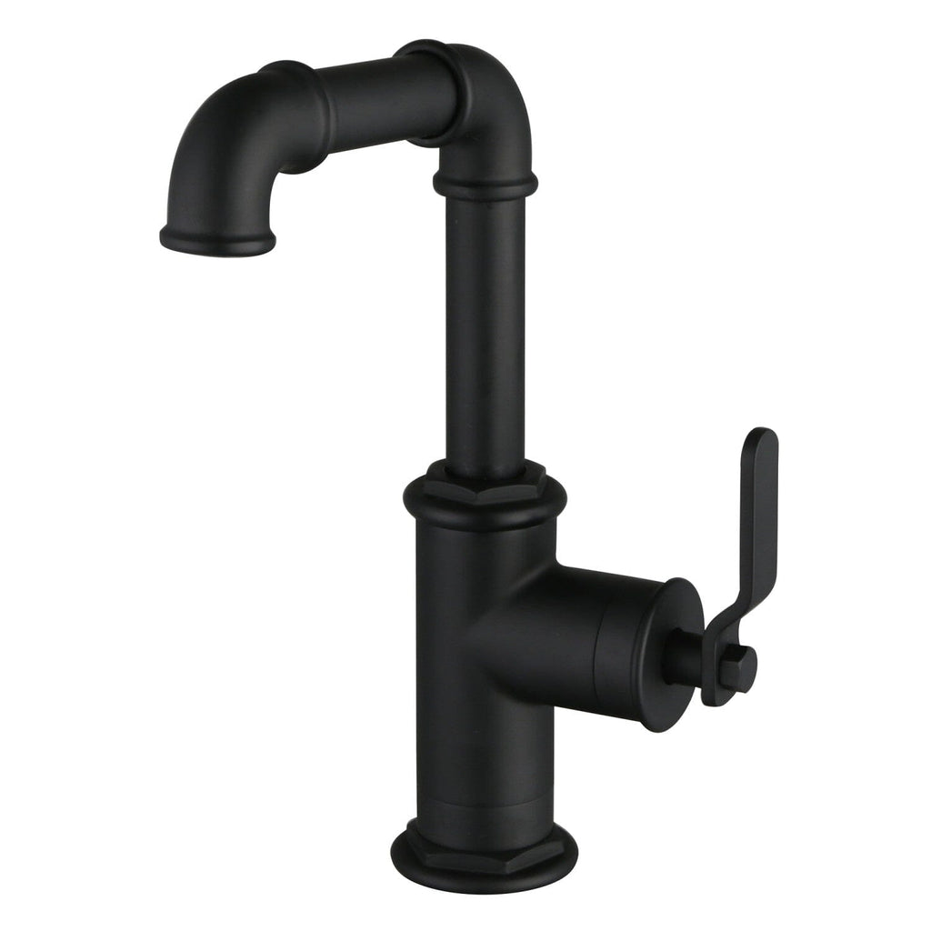 Whitaker One-Handle 1-Hole Bathroom Faucet with Push Pop-Up Drain