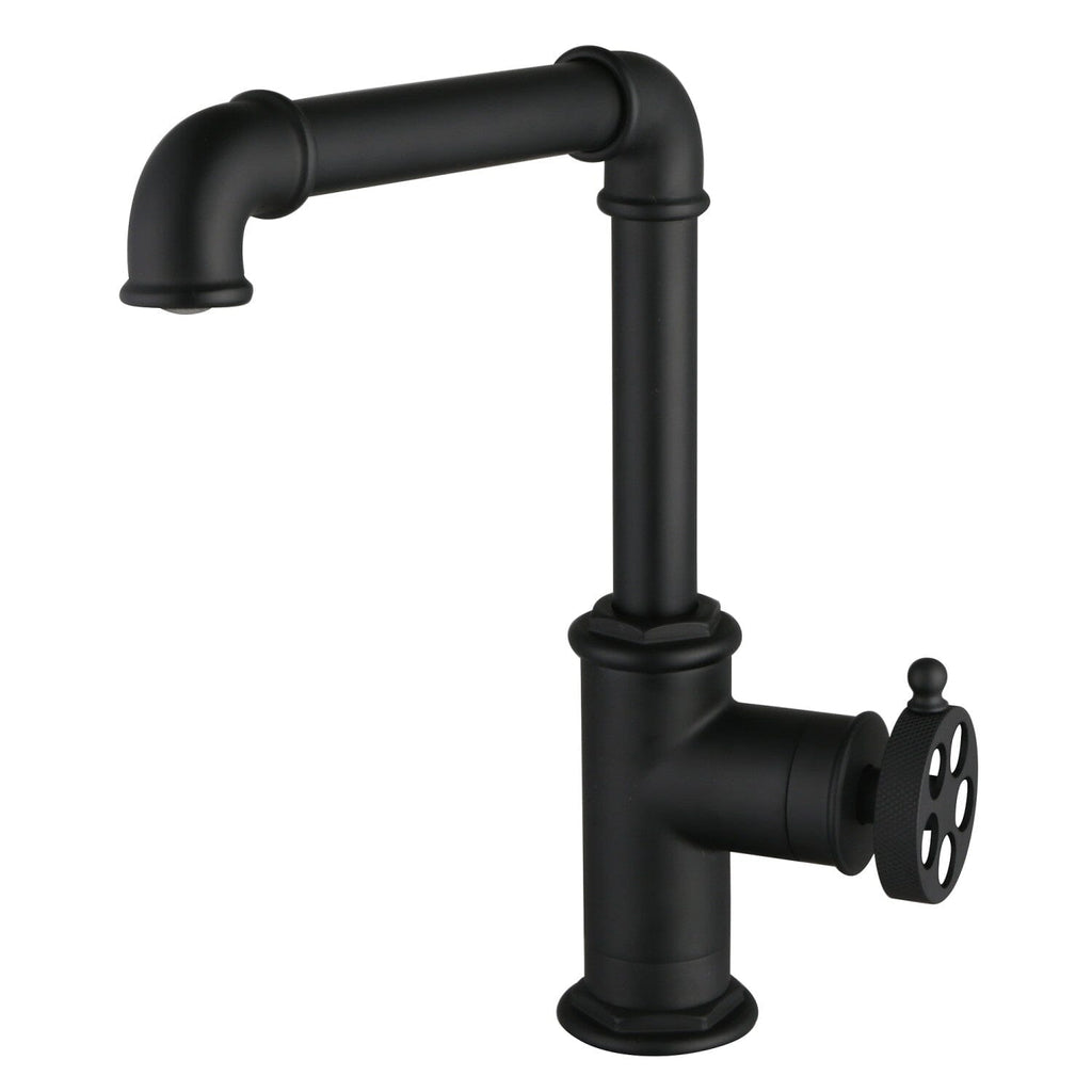 Wendell Single-Handle 1-Hole Kitchen Faucet with Knurled Handle