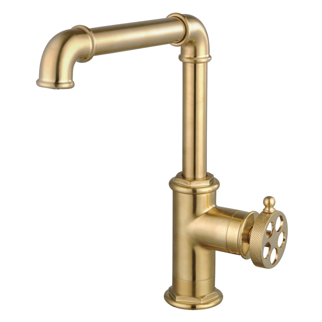 Wendell Single-Handle 1-Hole Kitchen Faucet with Knurled Handle