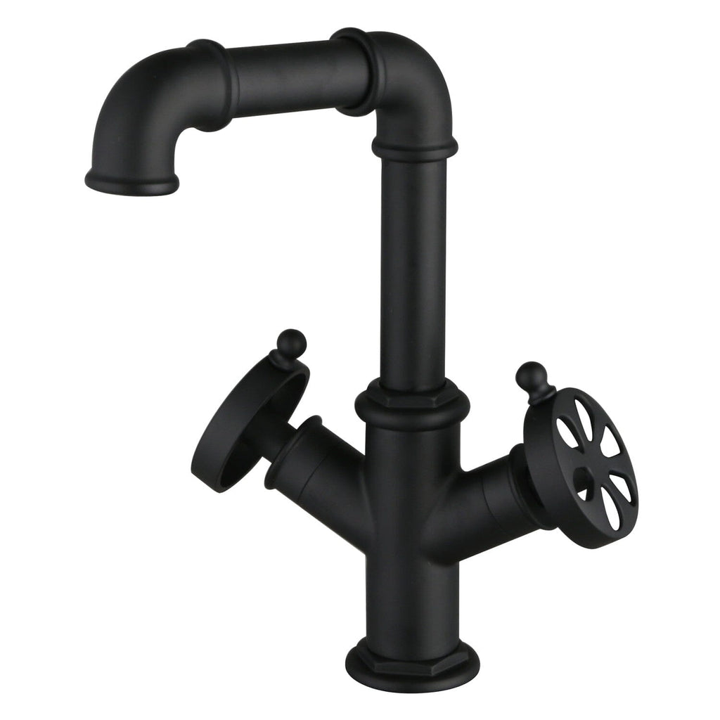 Belknap Two-Handle 1-Hole Bathroom Faucet with Push Pop-Up Drain