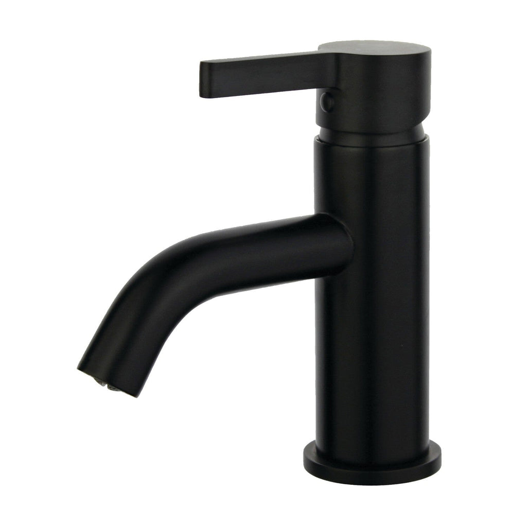 Continental One-Handle 1-Hole Bathroom Faucet with Push Pop-Up Drain