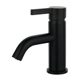 Continental One-Handle 1-Hole Bathroom Faucet with Push Pop-Up Drain