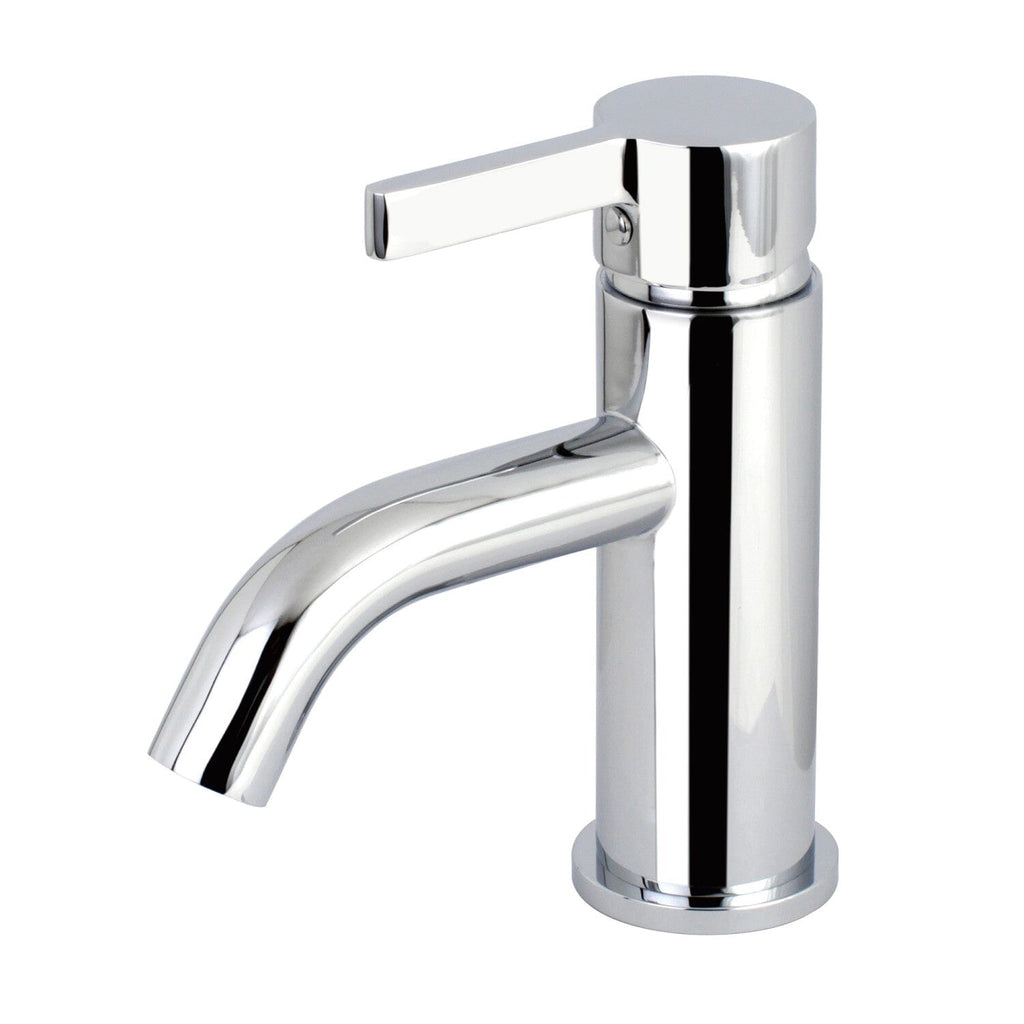 Continental One-Handle 1-Hole Bathroom Faucet with Push Pop-Up Drain
