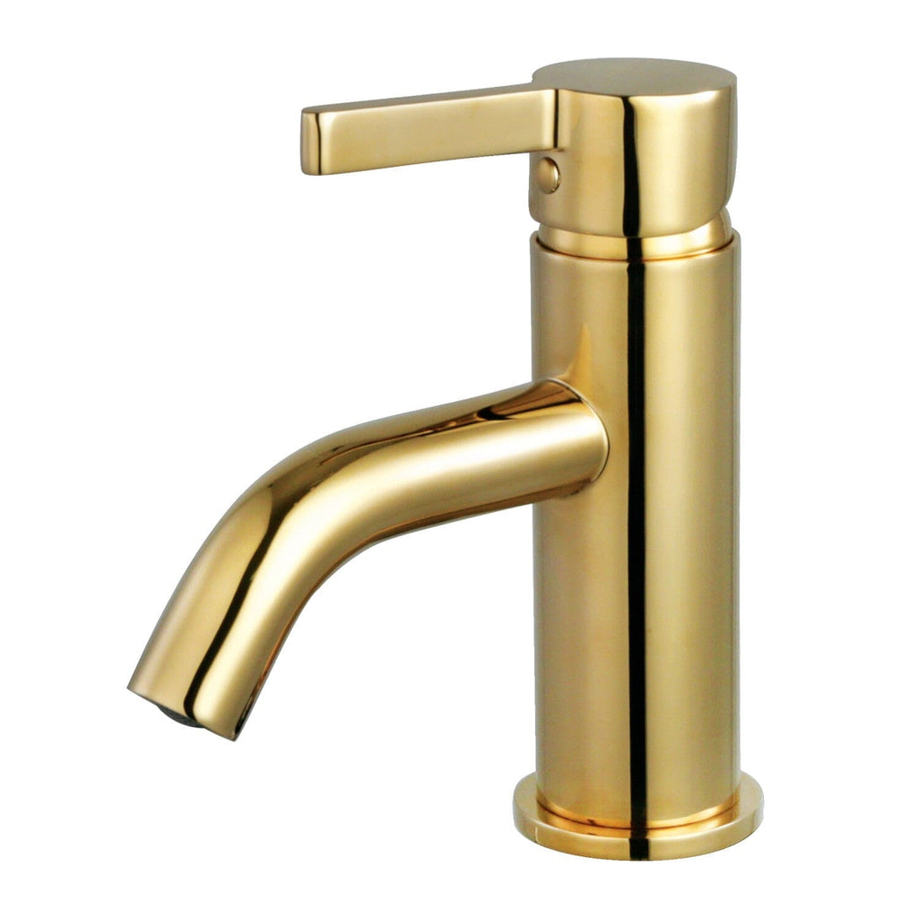 Continental One-Handle 1-Hole Bathroom Faucet with Push Pop-Up Drain