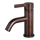 Continental One-Handle 1-Hole Bathroom Faucet with Push Pop-Up Drain
