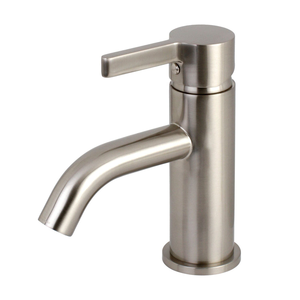 Continental One-Handle 1-Hole Bathroom Faucet with Push Pop-Up Drain