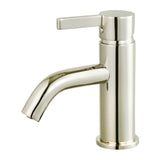 Continental One-Handle 1-Hole Bathroom Faucet with Push Pop-Up Drain