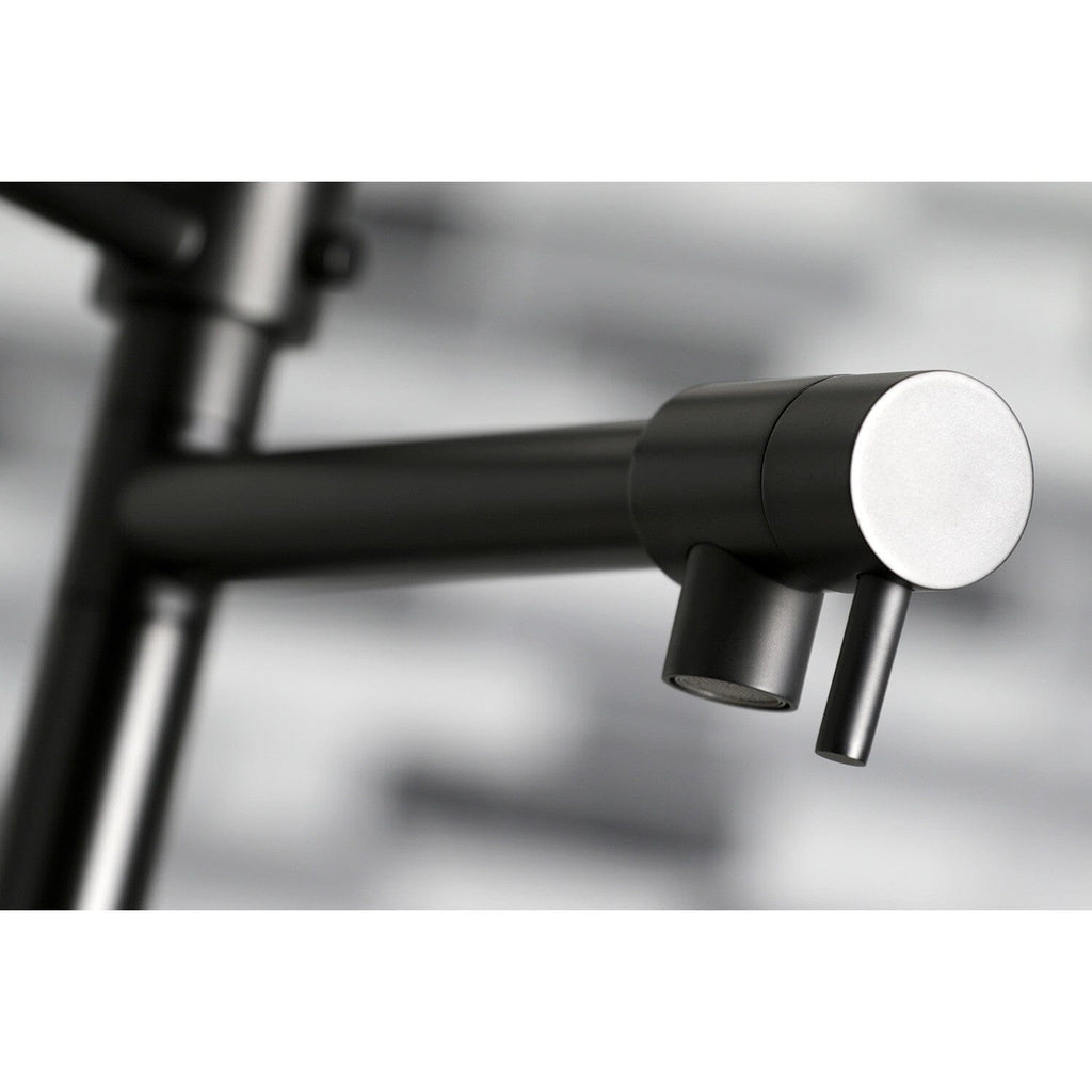 Continental Single-Handle 1-Hole Deck Mount Pre-Rinse Kitchen Faucet