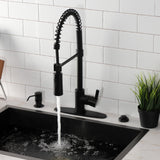 Continental Single-Handle 1-Hole Deck Mount Pre-Rinse Kitchen Faucet