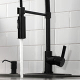 Continental Single-Handle 1-Hole Deck Mount Pre-Rinse Kitchen Faucet