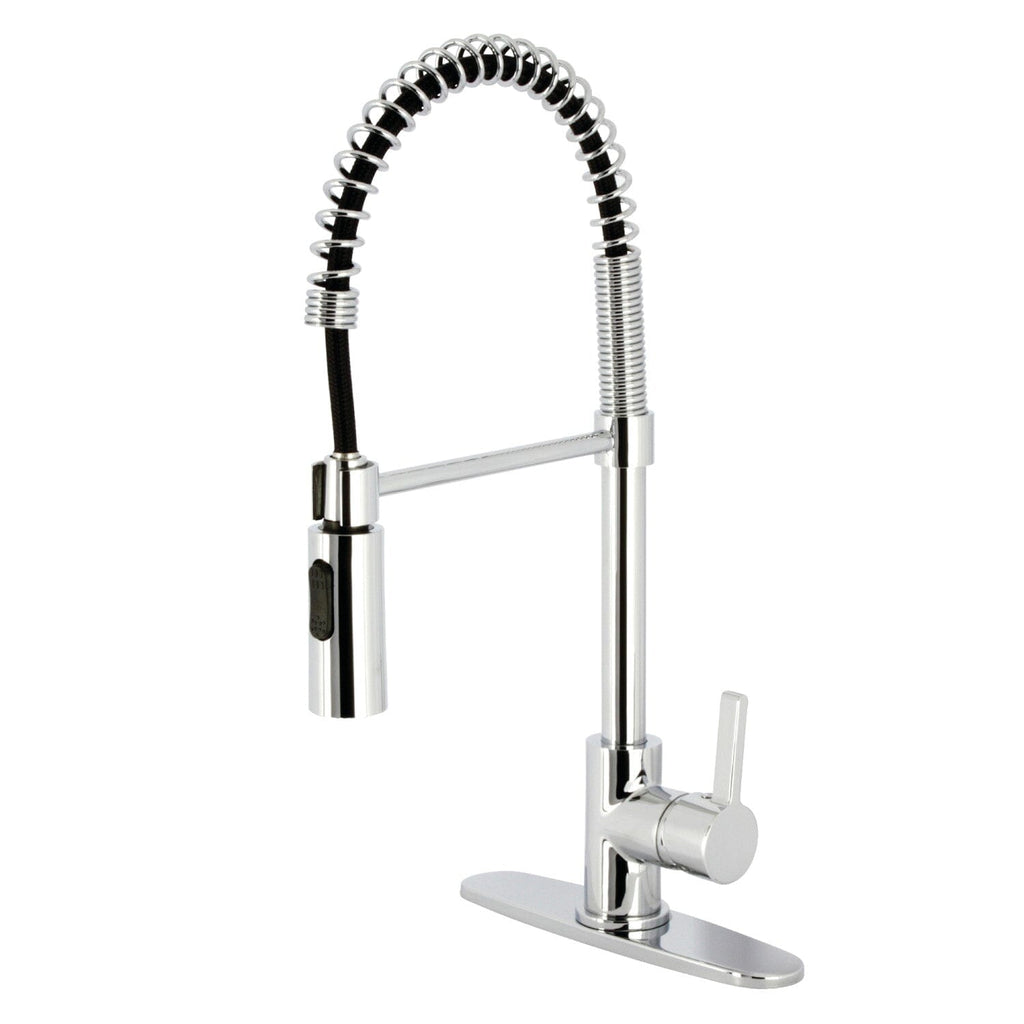 Continental Single-Handle 1-Hole Deck Mount Pre-Rinse Kitchen Faucet