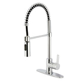 Continental Single-Handle 1-Hole Deck Mount Pre-Rinse Kitchen Faucet