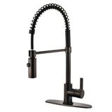 Continental Single-Handle 1-Hole Deck Mount Pre-Rinse Kitchen Faucet