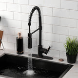 Continental Single-Handle 1-Hole Deck Mount Pre-Rinse Kitchen Faucet