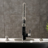 Continental Single-Handle 1-Hole Deck Mount Pre-Rinse Kitchen Faucet