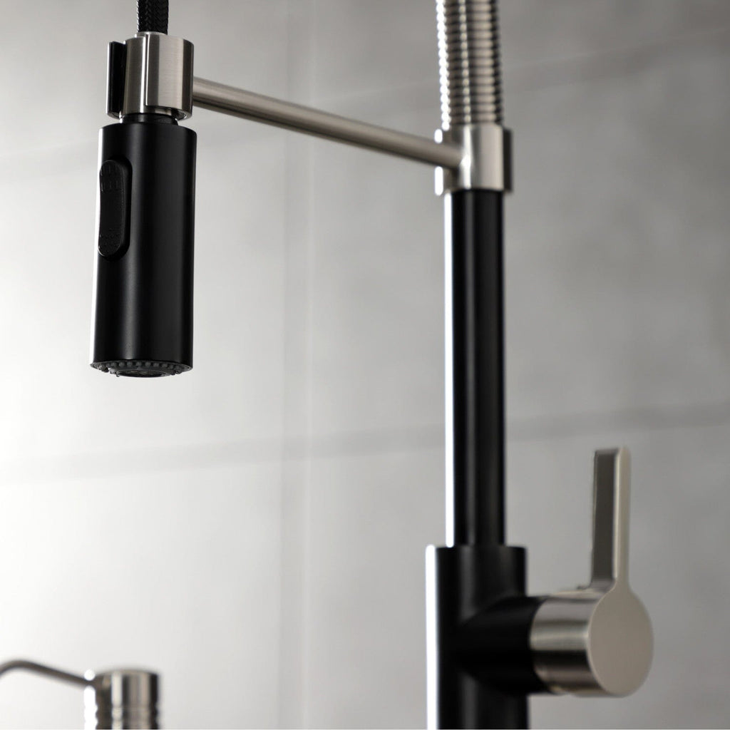 Continental Single-Handle 1-Hole Deck Mount Pre-Rinse Kitchen Faucet