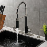 Continental Single-Handle 1-Hole Deck Mount Pre-Rinse Kitchen Faucet