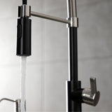 Continental Single-Handle 1-Hole Deck Mount Pre-Rinse Kitchen Faucet