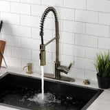 Continental Single-Handle 1-Hole Deck Mount Pre-Rinse Kitchen Faucet