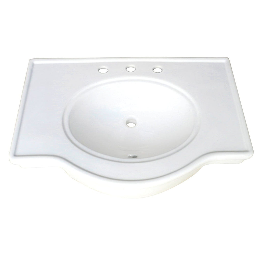 Templeton 31-Inch Ceramic Console Sink (8-Inch, 3-Hole)