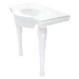 Templeton 31-Inch Ceramic Console Sink and Legs (8-Inch, 3-Hole)