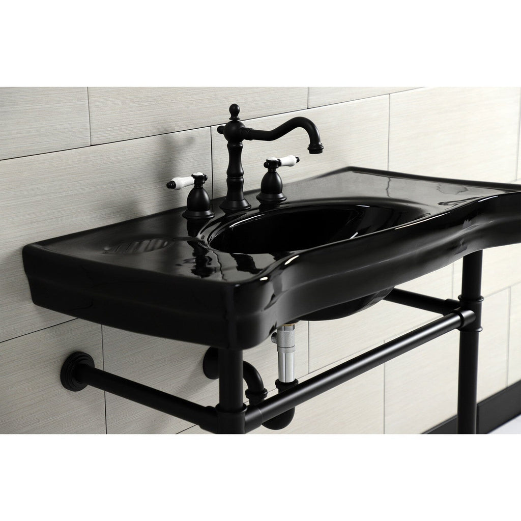 Imperial 36-Inch Ceramic Console Sink (8-Inch, 3-Hole)