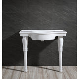 Templeton 37-Inch Ceramic Console Sink with Legs (8-Inch, 3-Hole)