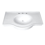 Templeton 37-Inch Ceramic Console Sink (8-Inch, 3-Hole)