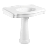 Sovereign 35-Inch Ceramic Pedestal Sink (Single Hole)
