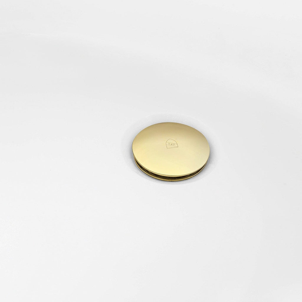 Aqua Eden 63-Inch Acrylic Oval Double Ended Freestanding Tub with Drain