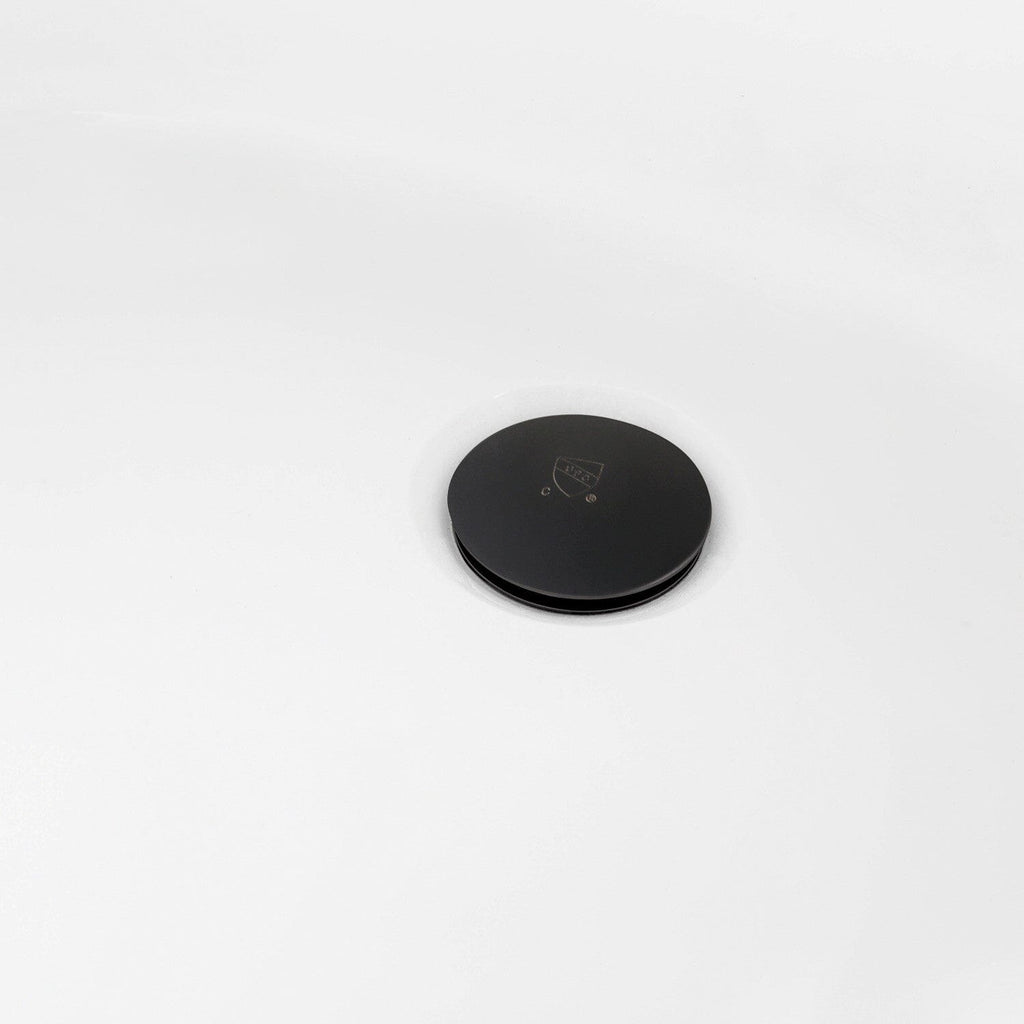 Aqua Eden 54-Inch Acrylic Oval Single Slipper Freestanding Tub with Drain