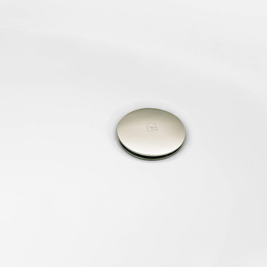 Aqua Eden 60-Inch Acrylic Oval Rectangular Double Ended Pedestal Tub with Drain (No Faucet Drillings)